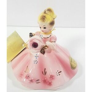 Vintage Josef Originals January Garnet (Faux) Girl Figure Doll of The Month 4"